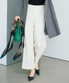 【アンタイトル/UNTITLED】の【暖か素材/ストレッチ性】裏起毛ワイドパンツ 人気、トレンドファッション・服の通販 founy(ファニー) ファッション Fashion レディースファッション Fashion for Women パンツ Pants & Trousers ストレッチ Stretch, Stretchy Fabric スマート Smart, Elegant センター Center, Center Line ポケット Pocket, Pocket Detail ワイド Wide, Wide Fit A/W・秋冬 Autumn/Winter thumbnail オフホワイト|ID: prp329100004793803 ipo3291000000034880516