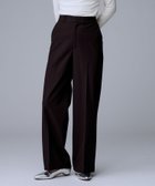 【アンタイトル/UNTITLED】の【暖か素材/ストレッチ性】裏起毛ワイドパンツ 人気、トレンドファッション・服の通販 founy(ファニー) ファッション Fashion レディースファッション Fashion for Women パンツ Pants & Trousers ストレッチ Stretch, Stretchy Fabric スマート Smart, Elegant センター Center, Center Line ポケット Pocket, Pocket Detail ワイド Wide, Wide Fit A/W・秋冬 Autumn/Winter thumbnail ブラウン|ID: prp329100004793803 ipo3291000000034880518