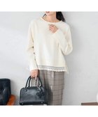 【アー ヴェー ヴェー/a.v.v】の裾レースカットソー アイボリー|ID: prp329100004793814 ipo3291000000034783088