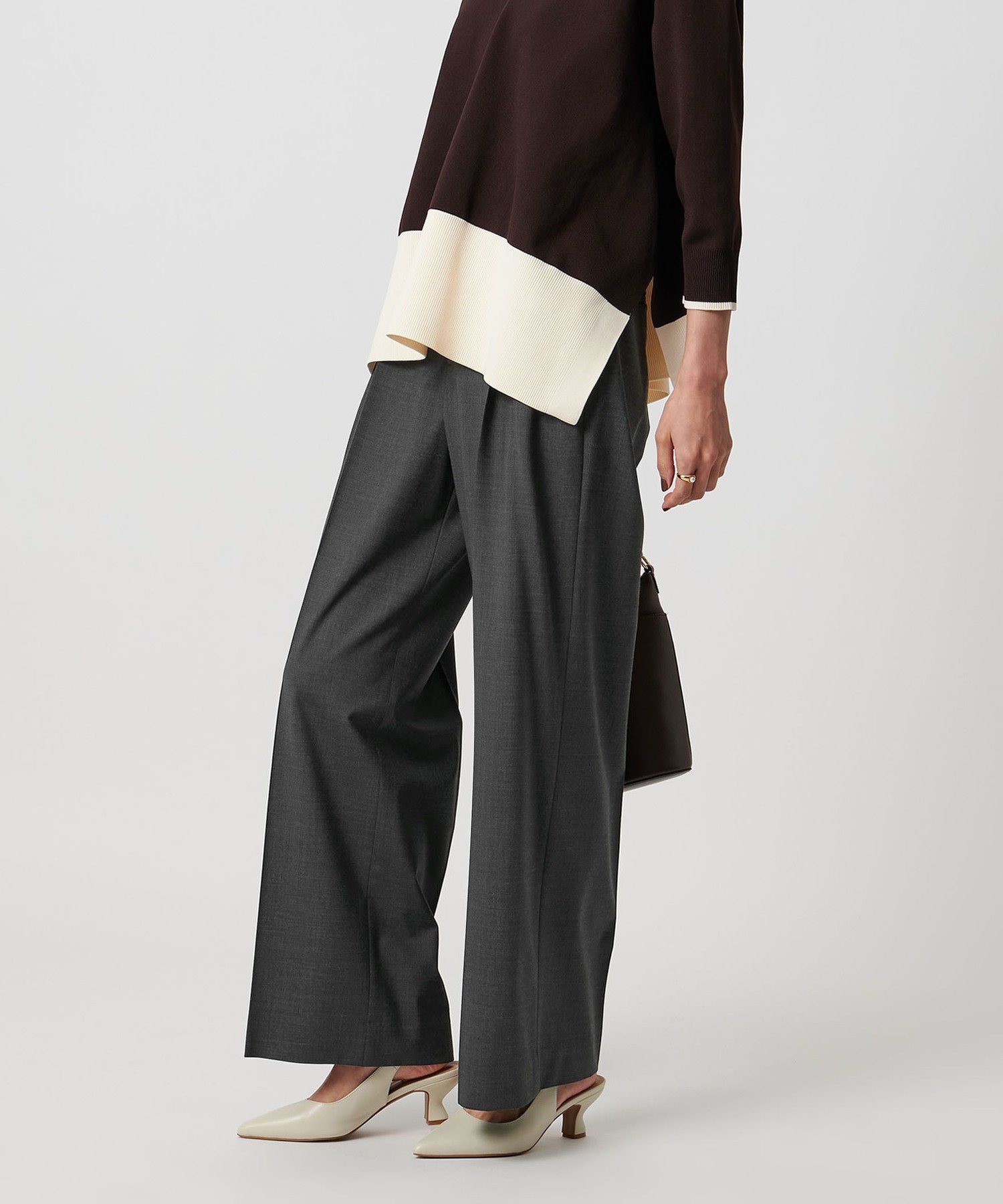 【ユナイテッドアローズ/UNITED ARROWS】のトロピカル 2タック ワイドパンツ ストレッチ インテリア・キッズ・メンズ・レディースファッション・服の通販 founy(ファニー) ファッション Fashion レディースファッション Fashion for Women パンツ Pants & Trousers カットソー Cut and Sewn Top ジャケット Jacket, Outerwear ストライプ Stripe, Striped Pattern ストレッチ Stretch, Stretchy Fabric ストレート Straight, Straight Cut タートルネック Turtleneck, High Neck フィット Fit, Slim Fit ベスト Vest, Waistcoat マニッシュ Mannish, Boyish ワイド Wide, Wide Fit おすすめ Recommended / Our Picks エレガント 上品 Elegant DK.GRAY|ID: prp329100004793818 ipo3291000000034880684