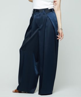 【ユナイテッドアローズ/UNITED ARROWS】のAEWEN MATOPH サテン タック パンツ 人気、トレンドファッション・服の通販 founy(ファニー) ファッション Fashion レディースファッション Fashion for Women パンツ Pants & Trousers ウォッシャブル Machine Washable カットソー Cut and Sewn Top コンパクト Compact, Small Size サテン Satin, Glossy Fabric センター Center, Center Line フィット Fit, Slim Fit ポケット Pocket, Pocket Detail リラックス Relax, Relaxed Fit ワイド Wide, Wide Fit エレガント 上品 Elegant |ID:prp329100004793823