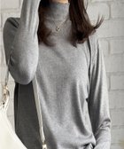 【アミュレット/Amulet】の【Amulet】ハイネック長袖ニットトップス 人気、トレンドファッション・服の通販 founy(ファニー) ファッション Fashion レディースファッション Fashion for Women トップス・カットソー Cut & Sew Tops ニット Knit Tops & Sweaters なめらか Smooth, Silky Texture インナー Innerwear シンプル Simple, Minimal ハイネック High Neck, Mock Neck 長袖 Long Sleeve, Full Sleeve thumbnail ダークグレー|ID: prp329100004793827 ipo3291000000034783165