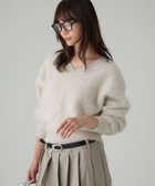 【バビロン/BABYLONE / KIDS】のFOXカシミヤ2WAYプルオーバー オフホワイト11|ID: prp329100004793832 ipo3291000000035166018