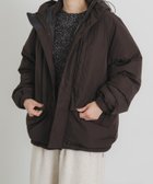 【アーバンリサーチ ドアーズ/URBAN RESEARCH DOORS】の『UR TECH』中綿フードジャケット ダークブラウン|ID: prp329100004793834 ipo3291000000034783204