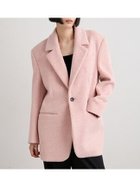 【ミースロエ/MIESROHE】のシャギーシングルジャケット 人気、トレンドファッション・服の通販 founy(ファニー) ファッション Fashion レディースファッション Fashion for Women アウター Coat / Outerwear Collection レディースジャケット・軽アウター Jackets ジャケット Jacket, Outerwear スマート Smart, Elegant ロング Long, Long-Length エレガント 上品 Elegant 防寒 Cold Protection, Winter-Ready thumbnail PNK[066]|ID: prp329100004793866 ipo3291000000034783376