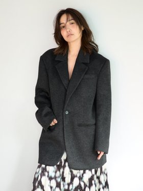【ミースロエ/MIESROHE】のシャギーシングルジャケット 人気、トレンドファッション・服の通販 founy(ファニー) ファッション Fashion レディースファッション Fashion for Women アウター Coat / Outerwear Collection レディースジャケット・軽アウター Jackets ジャケット Jacket, Outerwear スマート Smart, Elegant ロング Long, Long-Length エレガント 上品 Elegant 防寒 Cold Protection, Winter-Ready |ID:prp329100004793866