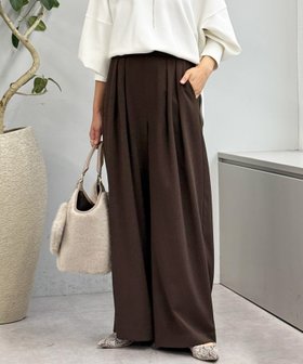 【リヴドロワ/RIVE DROITE】の【ウォッシャブル】【シーズンレスで使える】タックワイドスラックス 人気、トレンドファッション・服の通販 founy(ファニー) ファッション Fashion レディースファッション Fashion for Women インナー Innerwear ウォッシャブル Machine Washable シューズ Shoes, Footwear スラックス Slacks, Dress Pants ポケット Pocket, Pocket Detail 再入荷 Restock / Back in Stock おすすめ Recommended / Our Picks ビジネス 仕事 通勤 Business / Work / Commuting |ID:prp329100004793874