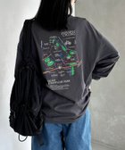 【アンドミー/andme】のパーク プリント 長袖 Tシャツ ANME アンメ チャコールグレー|ID: prp329100004793880 ipo3291000000034783467