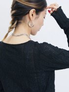 【サマンサモスモス/Samansa Mos2】のシアーレースロンT ブラック|ID: prp329100004793886 ipo3291000000034783504