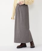 【シップス フォー ウィメン/SHIPS】のSHIPS Colors 手洗い可能 ジャージー へリボーン / チェック タイトスカート ブラック|ID: prp329100004793893 ipo3291000000034783555