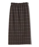 【シップス フォー ウィメン/SHIPS】のSHIPS Colors 手洗い可能 ジャージー へリボーン / チェック タイトスカート ダークブラウン|ID: prp329100004793893 ipo3291000000034783557