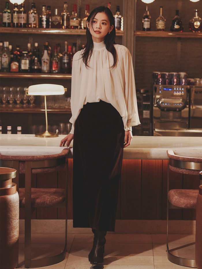 【アニュアンス/anuans】のベルベットナロースカート インテリア・キッズ・メンズ・レディースファッション・服の通販 founy(ファニー) https://founy.com/ ファッション Fashion レディースファッション Fashion for Women スカート Skirts おすすめ Recommended / Our Picks エレガント 上品 Elegant ジャケット Jacket, Outerwear セットアップ Set-Up, Coordinated Outfit ベルベット Velvet, Velvety |ID: prp329100004793895 ipo3291000000034783560