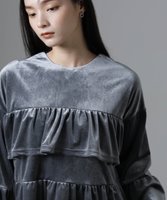 【ナノ ユニバース/nano universe】のベロアフリルカットブラウス 人気、トレンドファッション・服の通販 founy(ファニー) ファッション Fashion レディースファッション Fashion for Women トップス・カットソー Cut & Sew Tops シャツ・ブラウス・オフィスカジュアル Elegant Blouses & Button-Ups ベロアトップス Velour Tops / Velvet-Look Items ウォッシャブル Machine Washable エレガント 上品 Elegant シンプル Simple, Minimal フォーマル Formal, Dressy フリル Frill, Ruffle ベロア Velour, Soft Velvet おすすめ Recommended / Our Picks 2024年 2024 2024-2025秋冬・A/W Autumn/Winter 2024–25 AW24–25 |ID:prp329100004793896