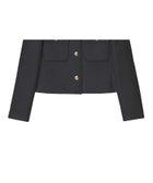 【アナイ/ANAYI】の【セットアップ対応商品】ウールプリペラノーカラー ジャケット navy|ID: prp329100004793897 ipo3291000000034783572