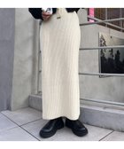 【チャオパニックティピー/CIAOPANIC TYPY】の《ー3キロ見え》リブニットスカート 人気、トレンドファッション・服の通販 founy(ファニー) ファッション Fashion レディースファッション Fashion for Women スカート Skirts ショート Short, Short Length シンプル Simple, Minimal スウェット / スエット Sweatshirt, Sweatwear ストレッチ Stretch, Stretchy Fabric スニーカー Sneakers, Trainers スリット Slit, Slit Detail 楽ちん Easy Fit, Comfortable A/W・秋冬 Autumn/Winter おすすめ Recommended / Our Picks thumbnail オフホワイト|ID: prp329100004793914 ipo3291000000034783688