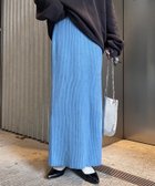 【チャオパニックティピー/CIAOPANIC TYPY】の《ー3キロ見え》リブニットスカート 人気、トレンドファッション・服の通販 founy(ファニー) ファッション Fashion レディースファッション Fashion for Women スカート Skirts ショート Short, Short Length シンプル Simple, Minimal スウェット / スエット Sweatshirt, Sweatwear ストレッチ Stretch, Stretchy Fabric スニーカー Sneakers, Trainers スリット Slit, Slit Detail 楽ちん Easy Fit, Comfortable A/W・秋冬 Autumn/Winter おすすめ Recommended / Our Picks thumbnail サックスブルー|ID: prp329100004793914 ipo3291000000034783690