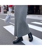 【チャオパニックティピー/CIAOPANIC TYPY】の《ー3キロ見え》リブニットスカート 人気、トレンドファッション・服の通販 founy(ファニー) ファッション Fashion レディースファッション Fashion for Women スカート Skirts ショート Short, Short Length シンプル Simple, Minimal スウェット / スエット Sweatshirt, Sweatwear ストレッチ Stretch, Stretchy Fabric スニーカー Sneakers, Trainers スリット Slit, Slit Detail 楽ちん Easy Fit, Comfortable A/W・秋冬 Autumn/Winter おすすめ Recommended / Our Picks thumbnail グレー|ID: prp329100004793914 ipo3291000000034783702