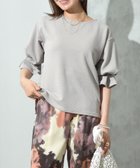 【インタープラネット/INTERPLANET】の【追加】フクレジャガード袖口タックデザインプルオーバー ライトグレー|ID: prp329100004793917 ipo3291000000034783713