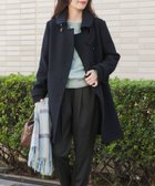 【アーバンリサーチ ドアーズ/URBAN RESEARCH DOORS】のショールカラー2WAYロングコート NAVY|ID: prp329100004793930 ipo3291000000034783796