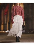 【アニュアンス/anuans】のコットンクレープティアードスカート WHITE|ID: prp329100004793932 ipo3291000000034783799