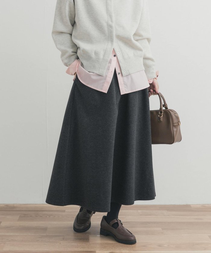 【アーバンリサーチ ドアーズ/URBAN RESEARCH DOORS】のカットギャザースカート インテリア・キッズ・メンズ・レディースファッション・服の通販 founy(ファニー) https://founy.com/ ファッション Fashion レディースファッション Fashion for Women スカート Skirts ギャザー Gathered, Ruffled シンプル Simple, Minimal スウェット / スエット Sweatshirt, Sweatwear バランス Balance, Style Balance フレア Flare, Flared リラックス Relax, Relaxed Fit A/W・秋冬 Autumn/Winter 冬 Winter / This Winter エレガント 上品 Elegant 2025年 2025 2025-2026秋冬・A/W Autumn/Winter 2025–26 AW25–26 |ID: prp329100004793952 ipo3291000000034783941