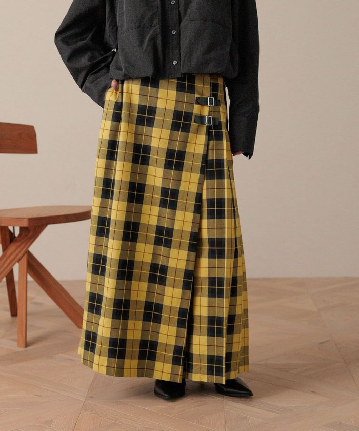 【ローリーズファーム/LOWRYS FARM】のチェックキルトプリーツスカート インテリア・キッズ・メンズ・レディースファッション・服の通販 founy(ファニー) https://founy.com/ ファッション Fashion レディースファッション Fashion for Women スカート Skirts プリーツスカート / 上品フェミニンスタイル Pleated Skirts おすすめ Recommended / Our Picks カーディガン Cardigan, Knitwear コンパクト Compact, Small Size シンプル Simple, Minimal チェック Check, Plaid, Tartan ツイル Twist, Twisted Detail プリーツ Pleats, Pleated ラップ Wrap, Wrap Design |ID: prp329100004793955 ipo3291000000034965227