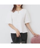 【インデックス/INDEX】の《S-LLサイズ》バルーンスリーブペプラムトップス【洗濯機洗い可/接触冷感/UVケア】 人気、トレンドファッション・服の通販 founy(ファニー) ファッション Fashion レディースファッション Fashion for Women トップス・カットソー Cut & Sew Tops シンプル Simple, Minimal スマート Smart, Elegant スリーブ Sleeve, Long Sleeve / Short Sleeve バルーン Balloon, Balloon Silhouette フォーマル Formal, Dressy フロント Front, Front Design ペプラム Peplum, Flared Hem エレガント 上品 Elegant thumbnail オフホワイト|ID: prp329100004793959 ipo3291000000035180231