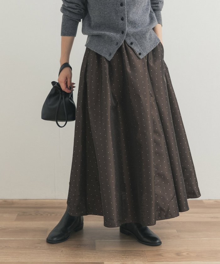 【アーバンリサーチ ドアーズ/URBAN RESEARCH DOORS】のドットタックギャザースカート インテリア・キッズ・メンズ・レディースファッション・服の通販 founy(ファニー) https://founy.com/ ファッション Fashion レディースファッション Fashion for Women スカート Skirts 2025年 2025 2025-2026秋冬・A/W Autumn/Winter 2025–26 AW25–26 冬 Winter / This Winter アシンメトリー Asymmetrical Style ギャザー Gathered, Ruffled シンプル Simple, Minimal トレンド Trend, Trending Now ドット Polka Dot, Dot Pattern エレガント 上品 Elegant A/W・秋冬 Autumn/Winter |ID: prp329100004793962 ipo3291000000034784018
