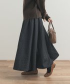 【アーバンリサーチ ドアーズ/URBAN RESEARCH DOORS】のドットタックギャザースカート ネイビー|ID: prp329100004793962 ipo3291000000034784024