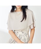 【アー ヴェー ヴェー/a.v.v】の【接触冷感/UVカット】2WAY シフォンケープカットソー 人気、トレンドファッション・服の通販 founy(ファニー) ファッション Fashion レディースファッション Fashion for Women トップス・カットソー Cut & Sew Tops カットソー・ベーシックTシャツ Cut-and-Sewn Tops / Stretch Tees & Basics インナー Innerwear カットソー Cut and Sewn Top シフォン Chiffon, Lightweight Fabric シルケット Silket, Silky Cotton ジャケット Jacket, Outerwear デニム Denim, Jeans Material ドッキング Docking, Mixed Material フロント Front, Front Design 再入荷 Restock / Back in Stock おすすめ Recommended / Our Picks 夏 Summer ビジネス 仕事 通勤 Business / Work / Commuting thumbnail グレージュ|ID: prp329100004793984 ipo3291000000034784130