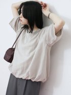 【サマンサモスモス/Samansa Mos2】の裾バルーンTシャツ Sグレー|ID: prp329100004793986 ipo3291000000034784142