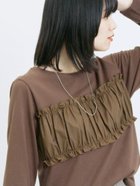 【サマンサモスモス/Samansa Mos2】のビスチェドッキングカットソー ブラウン|ID: prp329100004793989 ipo3291000000034784160