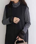 【ピエロ/Pierrot】の【静電気防止】シアーカフス/タートルネックドッキングカットソー 人気、トレンドファッション・服の通販 founy(ファニー) ファッション Fashion レディースファッション Fashion for Women トップス・カットソー Cut & Sew Tops カットソー・ベーシックTシャツ Cut-and-Sewn Tops / Stretch Tees & Basics タートルネック・ハイネックトップス Turtlenecks & High-Neck Tops とろみ Fluid, Flowy Fabric インナー Innerwear カフス Cuff Design コンパクト Compact, Small Size シアー Sheer, See-Through シャーリング Shirring, Ruched パール Pearl, Pearl Accent フェザー Feather, Feather Detail フレア Flare, Flared ベスト Vest, Waistcoat ボトム Bottoms, Lower Wear thumbnail シアーカフス/ボーダー|ID: prp329100004794013 ipo3291000000034902215