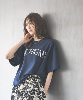 【グローバルワーク/GLOBAL WORK】 ヘビロッTEEワイドプリント半袖/289396人気、トレンドファッション・服の通販 founy(ファニー) ファッション Fashion レディースファッション Fashion for Women トップス・カットソー Cut & Sew Tops カーゴパンツ Cargo Pants, Utility Pants スリット Slit, Slit Detail デニム Denim, Jeans Material ネックレス Necklace, Pendant Necklace パール Pearl, Pearl Accent プリント Print, Printed Pattern ワイド Wide, Wide Fit 半袖 Short Sleeve, Half Sleeve 吸水 Absorbent, Quick-Dry |ID:prp329100004794015