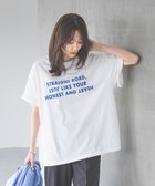 【グローバルワーク/GLOBAL WORK】のヘビロッTEEワイドプリント半袖/289396 人気、トレンドファッション・服の通販 founy(ファニー) ファッション Fashion レディースファッション Fashion for Women トップス・カットソー Cut & Sew Tops カーゴパンツ Cargo Pants, Utility Pants スリット Slit, Slit Detail デニム Denim, Jeans Material ネックレス Necklace, Pendant Necklace パール Pearl, Pearl Accent プリント Print, Printed Pattern ワイド Wide, Wide Fit 半袖 Short Sleeve, Half Sleeve 吸水 Absorbent, Quick-Dry thumbnail オフブルーロゴ07|ID: prp329100004794015 ipo3291000000034784335