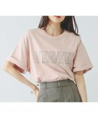 【グローバルワーク/GLOBAL WORK】のヘビロッTEEワイドプリント半袖/289396 人気、トレンドファッション・服の通販 founy(ファニー) ファッション Fashion レディースファッション Fashion for Women トップス・カットソー Cut & Sew Tops カーゴパンツ Cargo Pants, Utility Pants スリット Slit, Slit Detail デニム Denim, Jeans Material ネックレス Necklace, Pendant Necklace パール Pearl, Pearl Accent プリント Print, Printed Pattern ワイド Wide, Wide Fit 半袖 Short Sleeve, Half Sleeve 吸水 Absorbent, Quick-Dry thumbnail ピンク淵刺繍ロゴ25|ID: prp329100004794015 ipo3291000000034784341