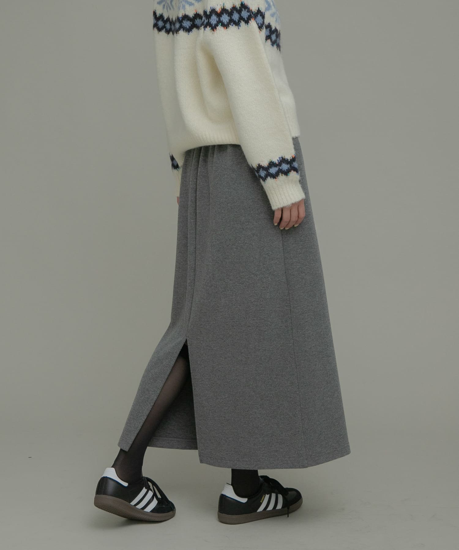 【サニーレーベル/Sonny Label / URBAN RESEARCH】の『UR TECH』蓄熱ジャージーIラインスカート インテリア・キッズ・メンズ・レディースファッション・服の通販 founy(ファニー) ファッション Fashion レディースファッション Fashion for Women スカート Skirts シンプル Simple, Minimal 楽ちん Easy Fit, Comfortable 冬 Winter / This Winter A/W・秋冬 Autumn/Winter 2025年 2025 2025-2026秋冬・A/W Autumn/Winter 2025–26 AW25–26 グレー|ID: prp329100004794016 ipo3291000000034784334