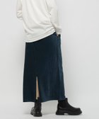 【ニコアンド/niko and】のストレッチカットコールスカート 人気、トレンドファッション・服の通販 founy(ファニー) ファッション Fashion レディースファッション Fashion for Women スカート Skirts おすすめ Recommended / Our Picks ストレッチ Stretch, Stretchy Fabric スリット Slit, Slit Detail タイトスカート Pencil Skirt, Tight Skirt フィット Fit, Slim Fit ポケット Pocket, Pocket Detail A/W・秋冬 Autumn/Winter thumbnail ネイビー|ID: prp329100004794032 ipo3291000000034870154