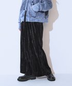 【ジーナシス/JEANASiS】のタイダイベロアナロースカート ブラック|ID: prp329100004794076 ipo3291000000034894608