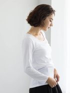 【テチチ/Te chichi】のヘルスヒートインナー(Uネック) オフホワイト|ID: prp329100004794077 ipo3291000000034784707