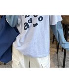 【チャオパニックティピー/CIAOPANIC TYPY】の【UNISEX】レイヤードボーダーロゴロンTEE ライトグレー|ID: prp329100004794085 ipo3291000000034784748