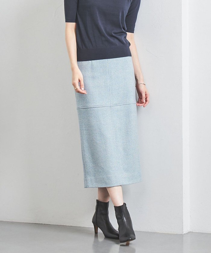 【ユナイテッドアローズ/UNITED ARROWS】の3COL メランジ ツイード タイトロングスカート インテリア・キッズ・メンズ・レディースファッション・服の通販 founy(ファニー) https://founy.com/ ファッション Fashion レディースファッション Fashion for Women スカート Skirts ロングスカート Long Skirts / Maxi & Midi Skirts 切替 Switching, Contrast Panel セットアップ Set-Up, Coordinated Outfit ツイード Twill, Twill Weave フィット Fit, Slim Fit ベスト Vest, Waistcoat ミックス Mix, Mixed Style メランジ Melange, Mixed Yarn ワーク Workwear, Utility Style アウトレット Outlet / Clearance おすすめ Recommended / Our Picks |ID: prp329100004794089 ipo3291000000034784780