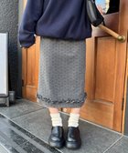 【ディスコート/Discoat】の【umm.】フリルミドルスカート 人気、トレンドファッション・服の通販 founy(ファニー) ファッション Fashion レディースファッション Fashion for Women スカート Skirts thumbnail チャコールグレー|ID: prp329100004794099 ipo3291000000034784831