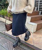【ディスコート/Discoat】の【umm.】フリルミドルスカート 人気、トレンドファッション・服の通販 founy(ファニー) ファッション Fashion レディースファッション Fashion for Women スカート Skirts thumbnail ネイビー|ID: prp329100004794099 ipo3291000000034784833