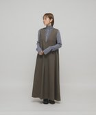 【ケービーエフ/KBF / URBAN RESEARCH】の『一部WEB限定カラー』2WAYフレアジャンパースカート BROWN×BLU|ID: prp329100004794134 ipo3291000000034785041