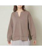 【イッツデモ/ITS' DEMO】の【手洗い可】キーネックプルオーバー モカブラウン|ID: prp329100004794135 ipo3291000000034785050