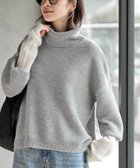 【アールピーエス/rps】のアームウォーマーレイヤー風タートルニットチュニック 人気、トレンドファッション・服の通販 founy(ファニー) ファッション Fashion レディースファッション Fashion for Women トップス・カットソー Cut & Sew Tops ニット Knit Tops & Sweaters シンプル Simple, Minimal ドッキング Docking, Mixed Material 防寒 Cold Protection, Winter-Ready thumbnail 杢グレー|ID: prp329100004794138 ipo3291000000034785058