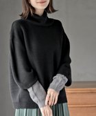 【アールピーエス/rps】のアームウォーマーレイヤー風タートルニットチュニック 人気、トレンドファッション・服の通販 founy(ファニー) ファッション Fashion レディースファッション Fashion for Women トップス・カットソー Cut & Sew Tops ニット Knit Tops & Sweaters シンプル Simple, Minimal ドッキング Docking, Mixed Material 防寒 Cold Protection, Winter-Ready thumbnail ブラック|ID: prp329100004794138 ipo3291000000034785063