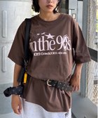 【チャオパニックティピー/CIAOPANIC TYPY】の【OddStudio】アソートグラフィックデザインTEE 人気、トレンドファッション・服の通販 founy(ファニー) ファッション Fashion レディースファッション Fashion for Women スラックス Slacks, Dress Pants デニム Denim, Jeans Material ハーフ Half, Half-Length プリント Print, Printed Pattern おすすめ Recommended / Our Picks thumbnail ブラウン|ID: prp329100004794142 ipo3291000000034890935