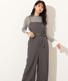 【エヌ ナチュラルビューティーベーシック/N.Natural Beauty basic】のベルト付きベアオールインワン グレー|ID: prp329100004794153 ipo3291000000034819742